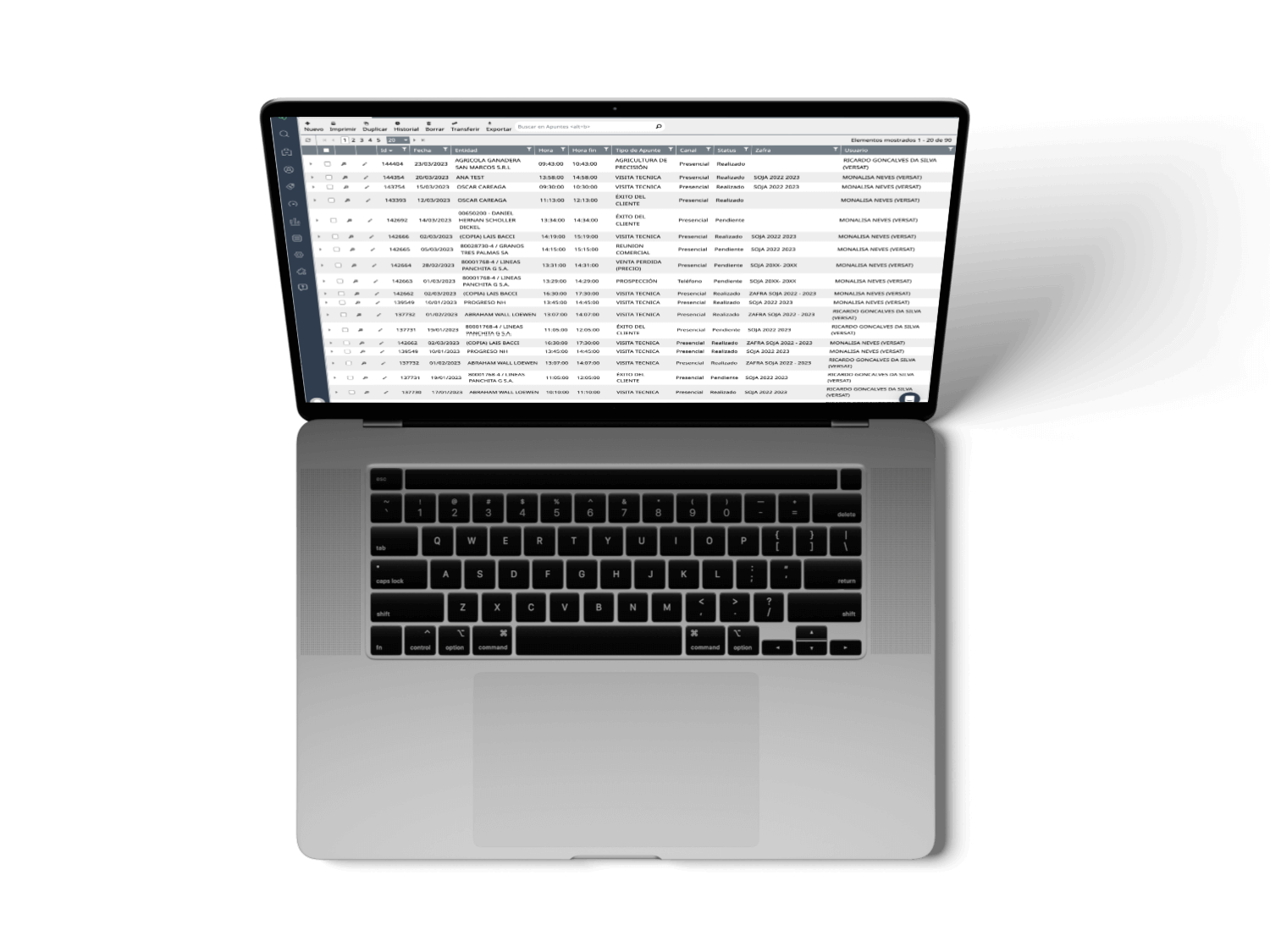 Versat CRM Laptop